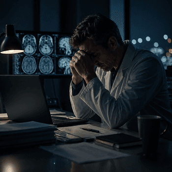Representação de decisões tomadas sob pressão emocional.